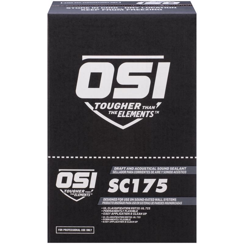 OSI SC175 White Synthetic Rubber Acoustical/Draft/Smoke/Sound Insulating Sealant 28 oz
