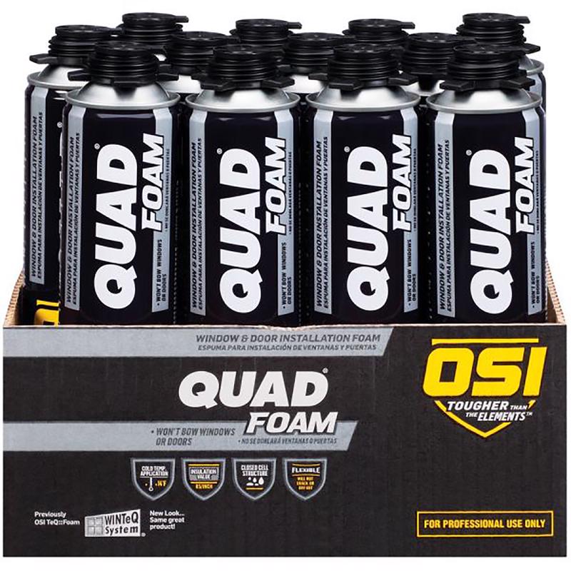 OSI Quad Tan Foam Window and Door Foam Sealant 21.1 oz