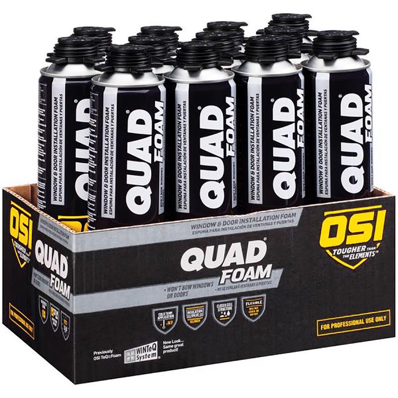 OSI Quad Tan Foam Window and Door Foam Sealant 21.1 oz