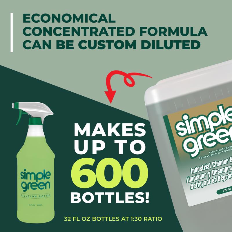 Simple Green Sassafras Scent Cleaner and Degreaser 5 gal Liquid