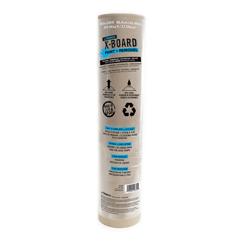 Trimaco X-Board 35 in. W X 100 ft. L Paper Surface Protector