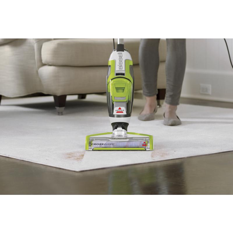 Bissell CrossWave 0.1 gal Corded Upright Stick Wet/Dry Vacuum Tool Only 4.4 amps 120 V
