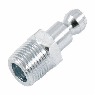 Forney Steel Air Plug 3/8 in. Male X 1/4 in.