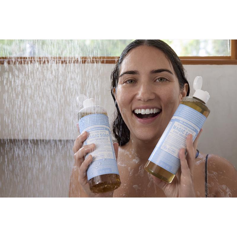 Dr. Bronner's 18-in-1 Baby Organic No Scent Pure-Castile Liquid Soap 16 oz