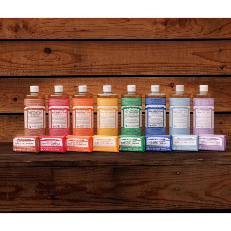 Dr. Bronner's 18-in-1 Organic Eucalyptus Scent Pure-Castile Liquid Soap 16 oz