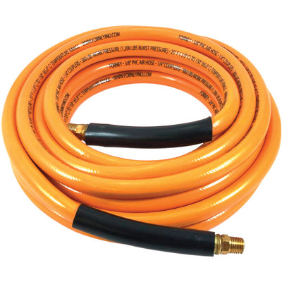 Forney 25 ft. L X 3/8 in. D PVC Air Hose 1200 psi Yellow