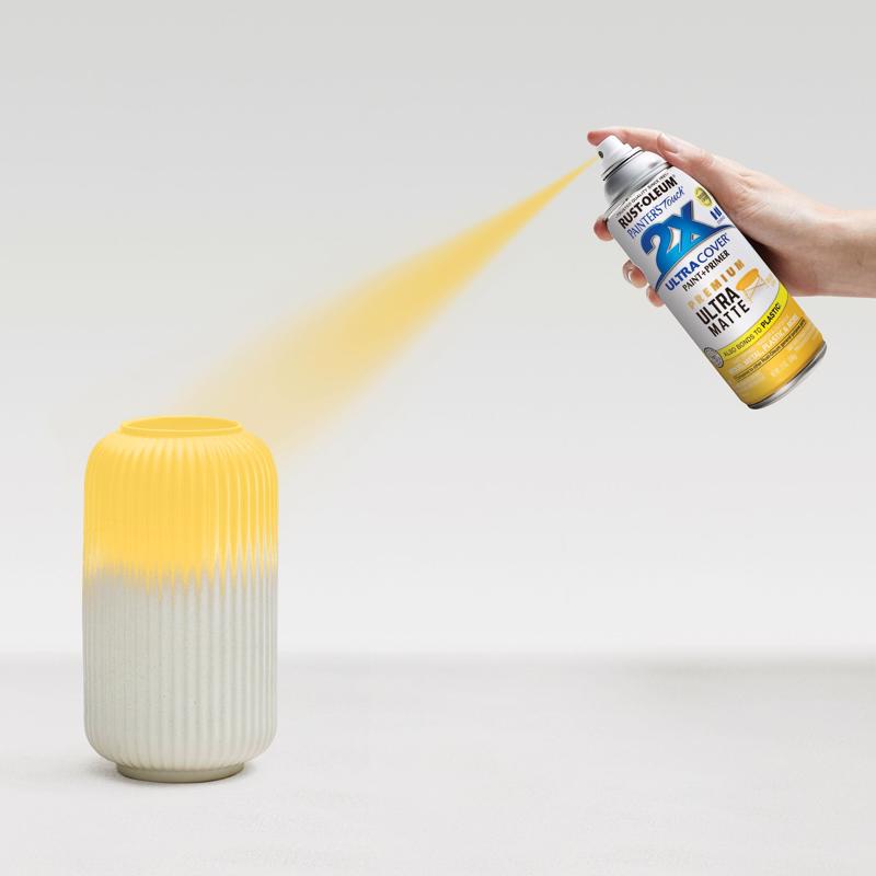 Rust-Oleum Painter's Touch 2X Ultra Cover Matte Golden Leaf Paint+Primer Spray Paint 12 oz
