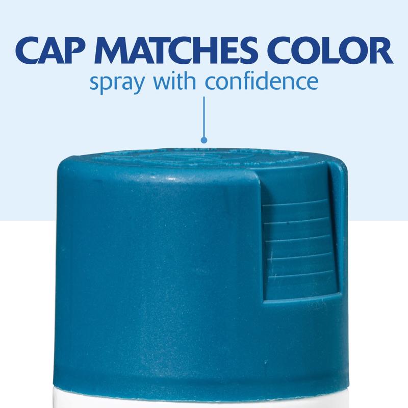 Rust-Oleum Painter's Touch 2X Ultra Cover Ultra Matte Nantucket Blue Paint+Primer Spray Paint 12 oz