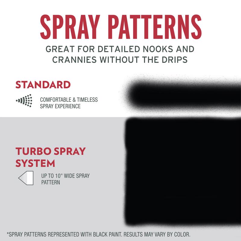 Rust-Oleum Stops Rust Turbo Spray System Gloss Black Protective Enamel Spray Paint 24 oz