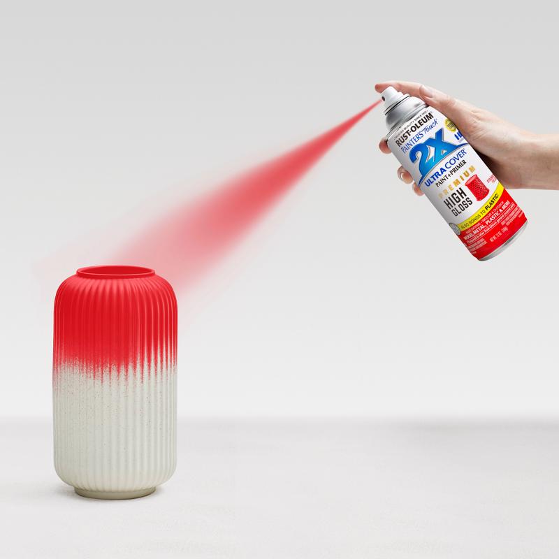 Rust-Oleum Painter's Touch 2X High-Gloss Strawberry Fields Spray Paint 12 oz