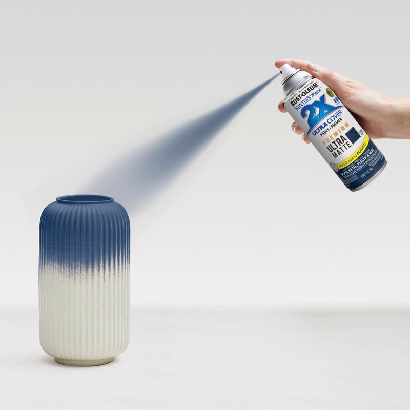 Rust-Oleum Painter's Touch Ultra Matte Evening Navy Paint+Primer Spray Paint 12 oz