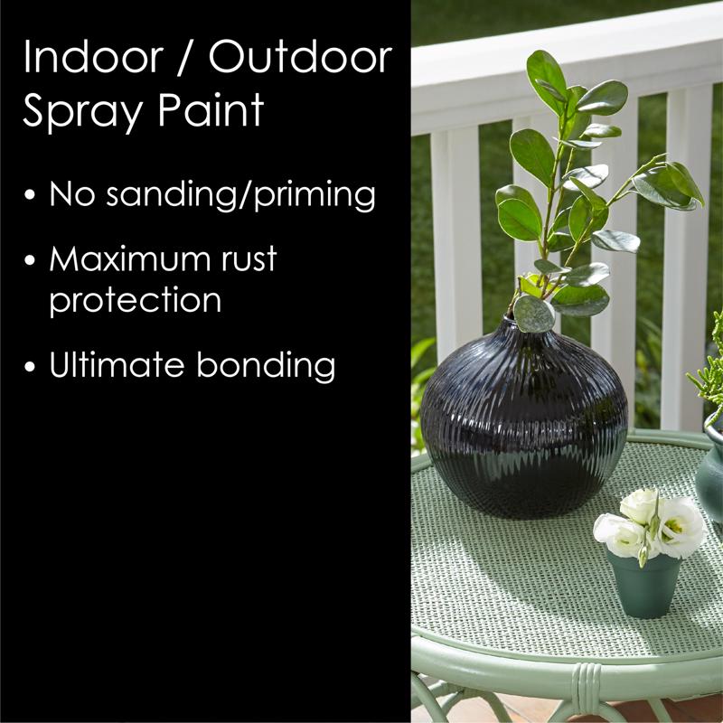 Krylon Fusion All-In-One Gloss Black Paint+Primer Spray Paint 12 oz