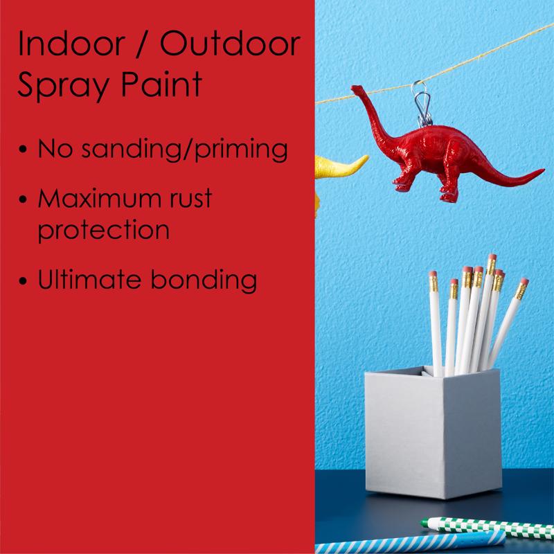 Krylon Fusion All-In-One Gloss Red Pepper Paint+Primer Spray Paint 12 oz