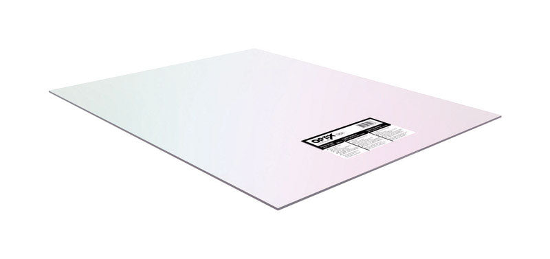 Plaskolite Optix Clear Double Acrylic Sheet 24 in. W X 48 in. L X .220 in.
