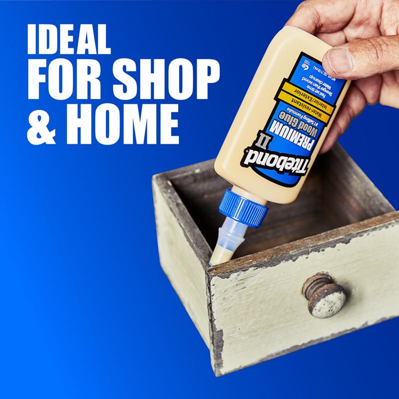 Titebond II Premium Yellow Wood Glue 16 oz