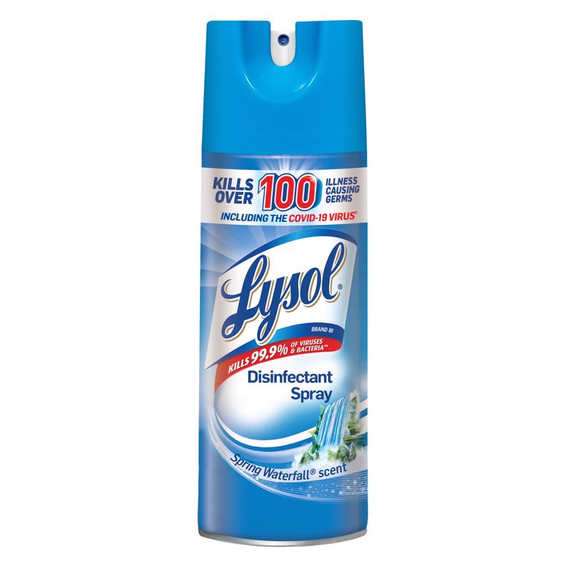 Lysol Spring Waterfall Scent Disinfectant 12 oz