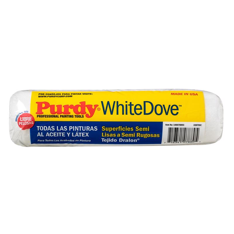 Purdy White Dove Woven Fabric 9 in. W X 1/2 in. Paint Roller Cover