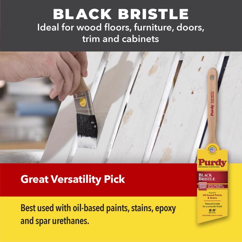 Purdy Black Bristle Adjutant 2 in. Medium Stiff Angle Trim Paint Brush