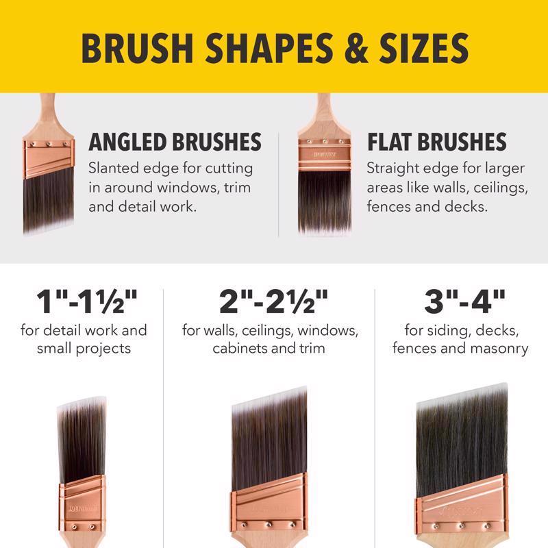 Purdy XL Swan 4 in. Medium Stiff Flat Wall Brush