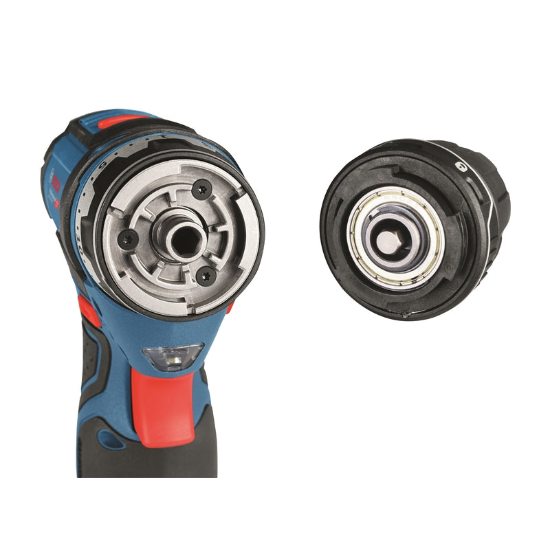 Bosch 12V MAX Flexiclick 1/4 in. Cordless 5-In-1 Drill Kit (Battery & Charger)