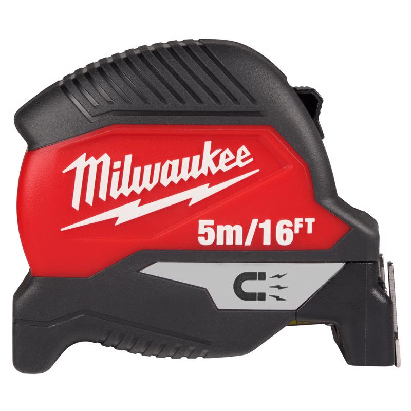 Milwaukee 16 ft. L X 2.05 in. W Compact Wide Blade Magnetic Tape Measure