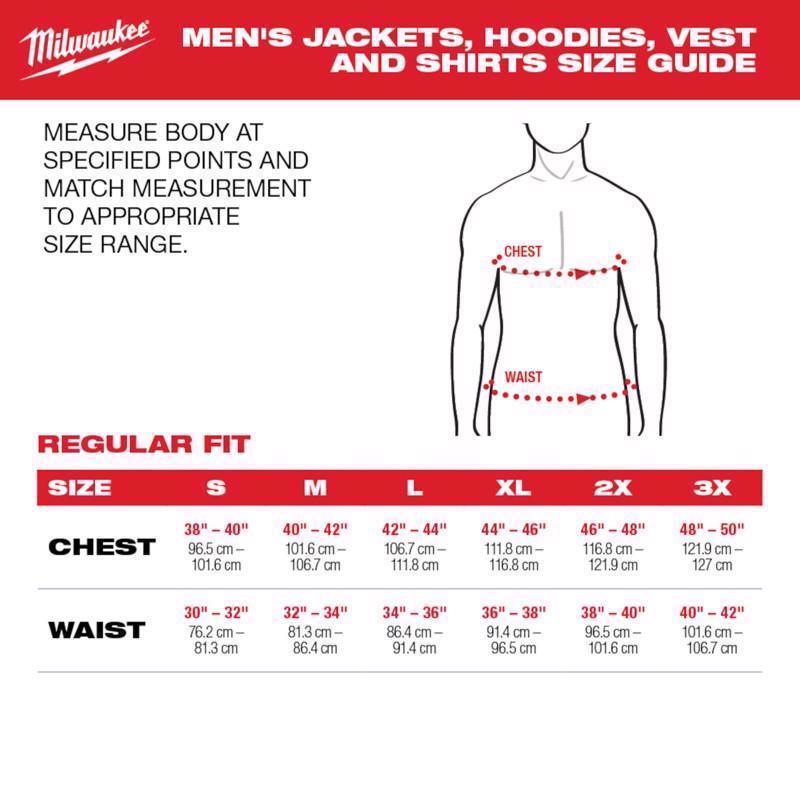 Milwaukee M12 M Long Sleeve Men's Full-Zip Heated Hoodie Kit Black