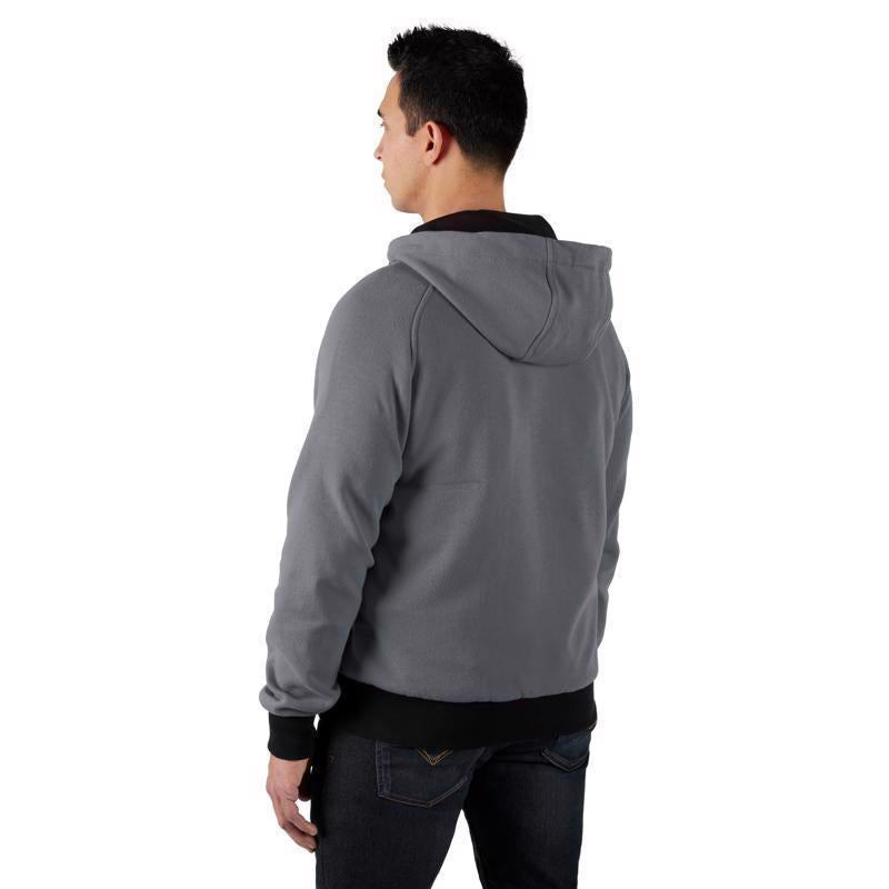 Milwaukee M12 XXL Long Sleeve Men's Full-Zip Heated Hoodie Kit Gray