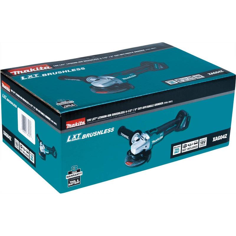 Makita 18V LXT Cordless 5 in. Cut-Off/Angle Grinder Tool Only