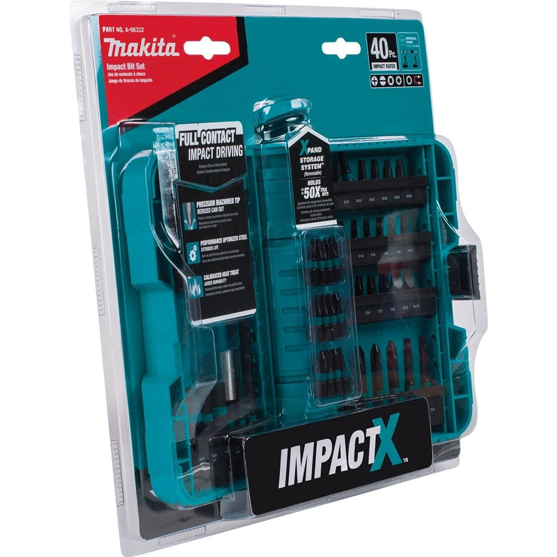 Makita ImpactX Assorted Driver Bit Set Steel 40 pc