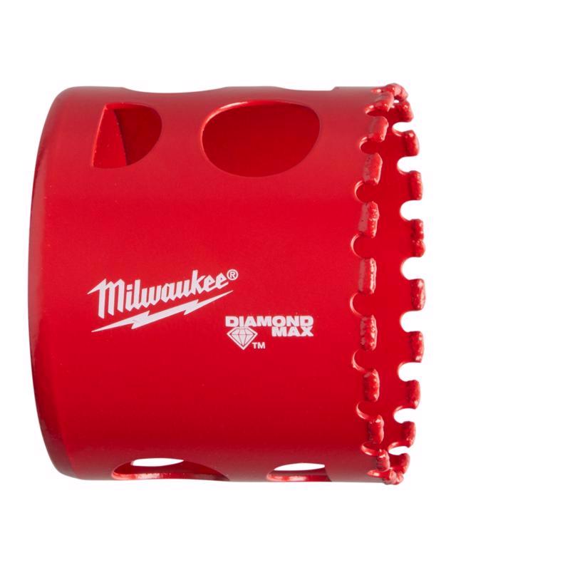 Milwaukee Diamond Max 2 in. Diamond Grit Glass/Porcelain/Tile/Stone 2-1/2 in. L Hole Saw