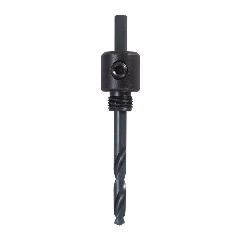 Lenox 5 in. L Hole Saw Mandrel 9/16 in. 1-3/16 in. 1/4 in. 3-Flat