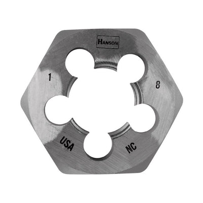 Irwin Hanson High Carbon Steel SAE Hexagon Die 1 in.