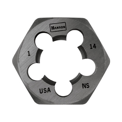 Irwin Hanson High Carbon Steel SAE Hexagon Die 1 in.