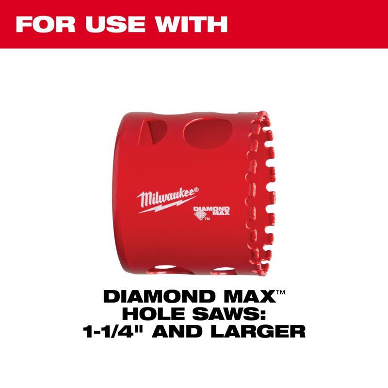 Milwaukee Diamond Max Carbon Steel Retractable 5.7 in. L Starter Bit and Arbor