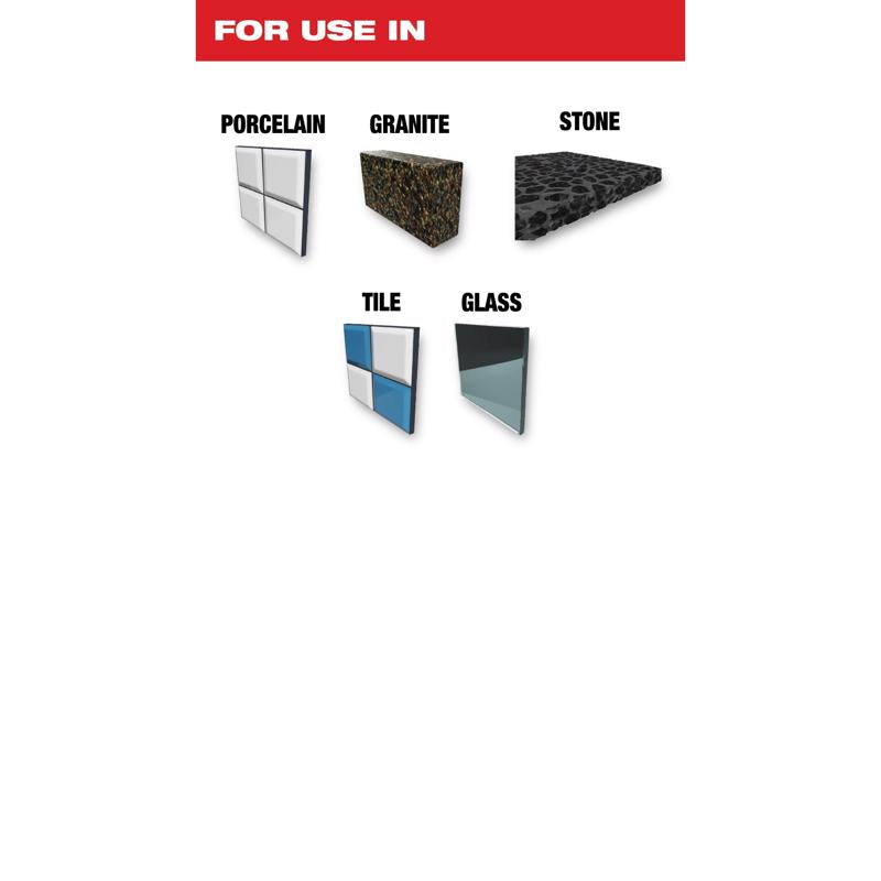 Milwaukee Diamond Max Carbon Steel Retractable 2 in. L X 1/4 in. D Starter Bit