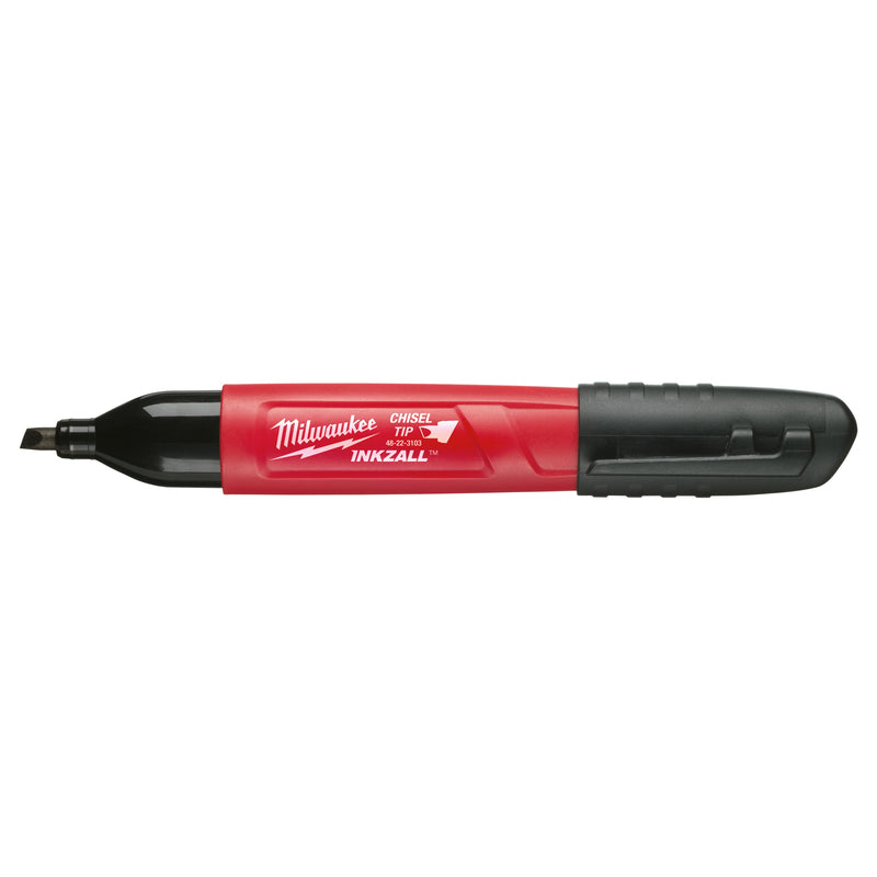 Milwaukee INKZALL Black Medium Chisel Tip Jobsite Marker
