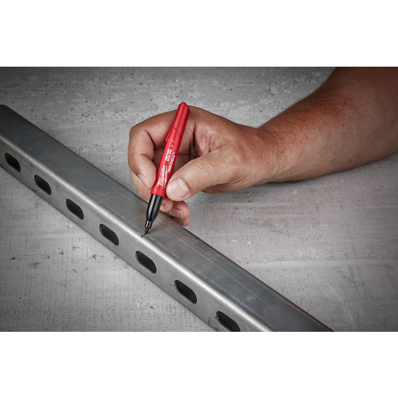 Milwaukee INKZALL Black Fine Tip Jobsite Marker 2 pk