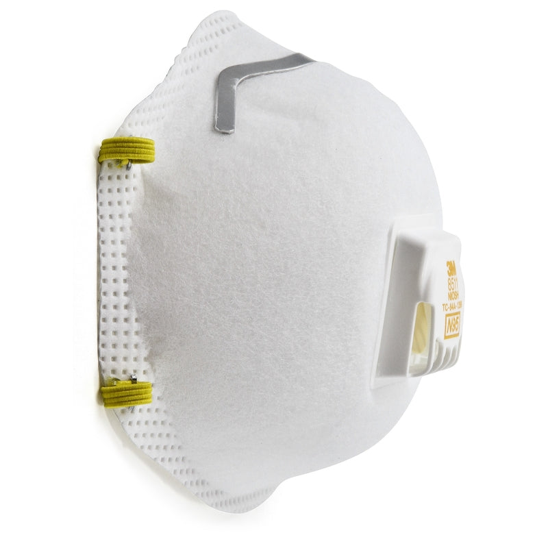 3M N95 Lawn and Garden Disposable Respirator Pro Series Valved White 2 pk