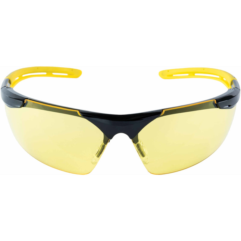 3M Anti-Fog Classic/Sleek Safety Glasses Amber Lens Black/Yellow Frame