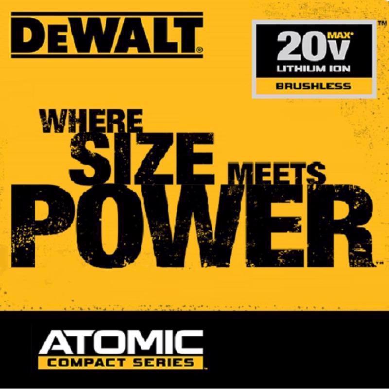 DeWalt 20V MAX ATOMIC 1/4 in. Cordless Brushless 3-Speed Impact Driver Kit (Battery & Charger)