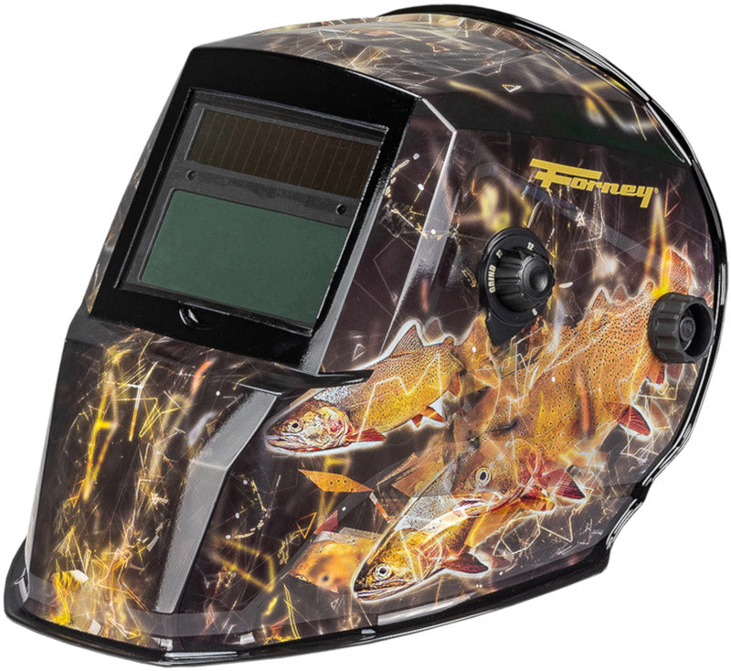 Forney Auto-Darkening Variable Shade Outdoor Angler Welding Helmet