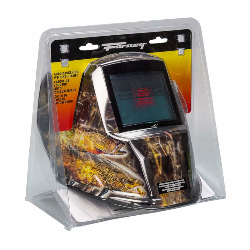 Forney Auto-Darkening Variable Shade Outdoor Angler Welding Helmet