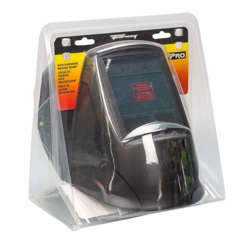 Forney Pro Series Auto-Darkening Variable Shade Welding Helmet Matte Black