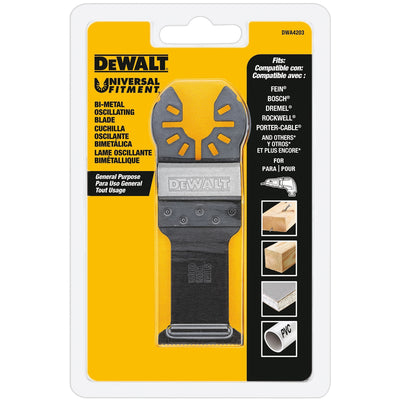 DeWalt Universal Fitment High Speed Steel Wood with Nails Oscillating Blade