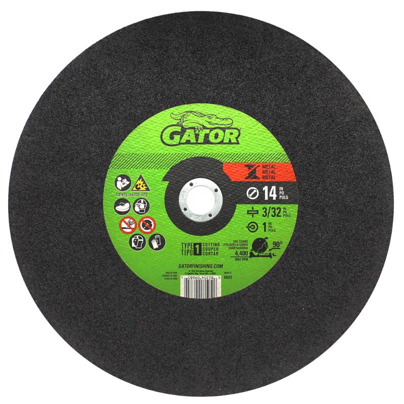 Gator 14 in. D X 1 in. Aluminum Oxide Metal Cut-Off Blade