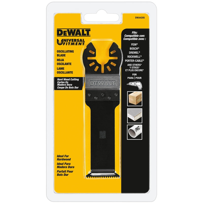 DeWalt Universal Fitment High Speed Steel Hard Wood Oscillating Blade