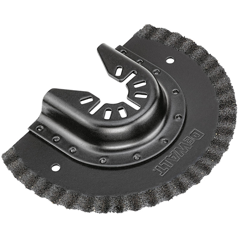 DeWalt Universal Fitment Carbide Grit Fast Cut Semi-Circle Oscillating Grout Removal Blade