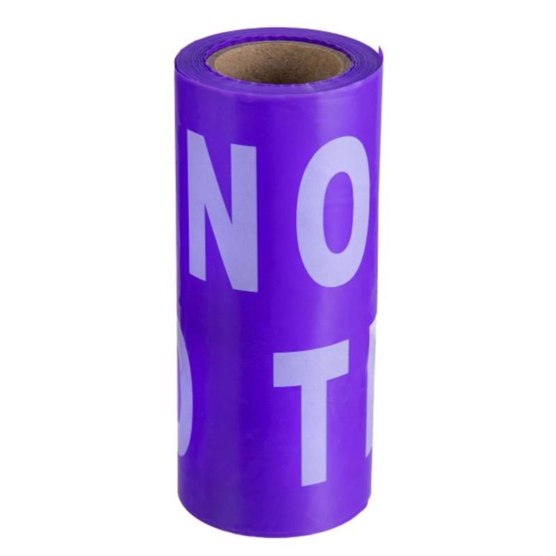 C.H. Hanson 100 ft. L X 6 in. W Plastic Solid No Hunting No Trespassing Barricade Tape Purple