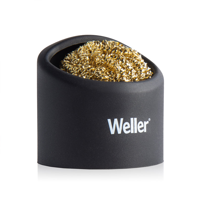 Weller Tip Cleaning Brass Sponge Soldering Tip Cleaner with Holder 2 pc