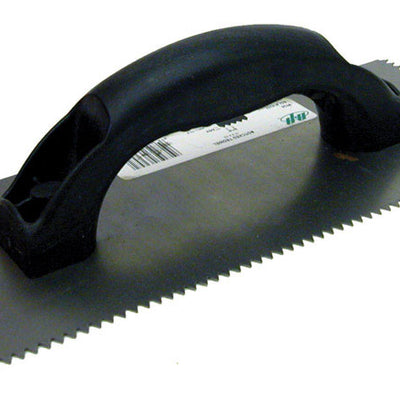 Marshalltown QLT 4 in. W X 9 in. L Steel V Notched Trowel